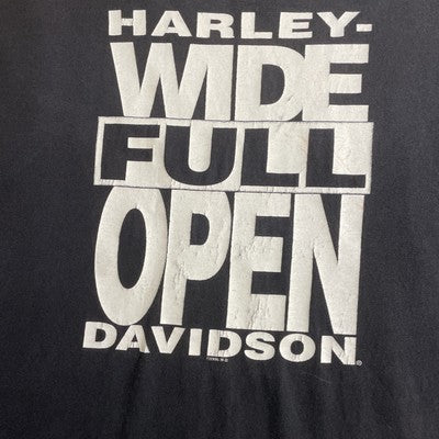 Vintage Harley Davidson Motorcycles Cow Skull T-Shirt Size XL 1996 90s