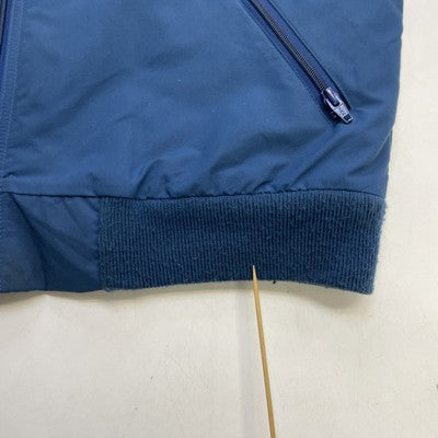 Vintage L.L. Bean Fleece Lined Bomber Jacket Size Large Blue