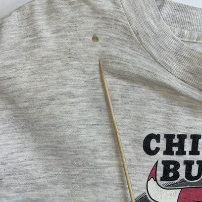 Vintage Chicago Bulls Back 2 Back Champs T-Shirt Size XL Paint 1992 90s NBA