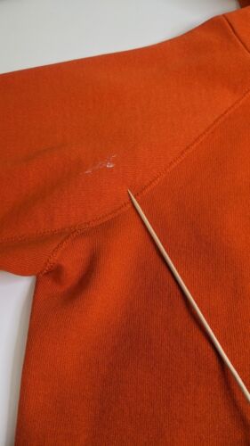 Vintage Syracuse Orange Sweatshirt Hoodie Size Medium 80s NCAA